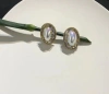 Simple and stylish metal sequin earrings, heart-shaped earrings, Korean niche and trendy earrings for women in summer 2021 details Picture